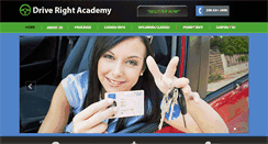 Desktop Screenshot of driverightacademy.net